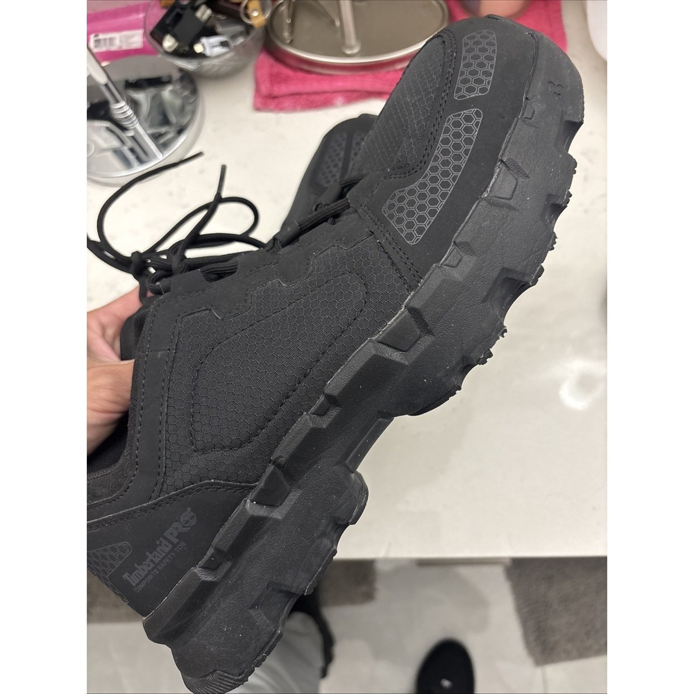 Timberland PRO Powertrain EV Composite Toe Men 12 M Work Sneaker Shoe Black NWOT